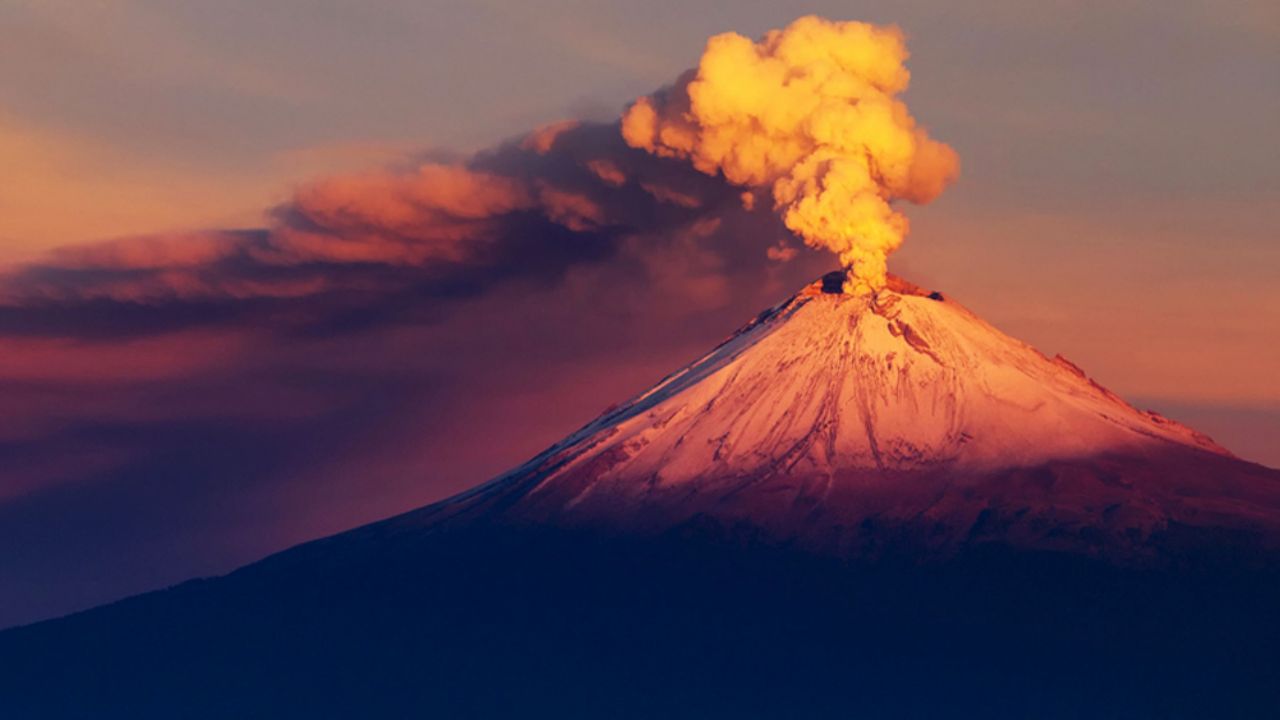 Imagen tomada desde el espacio revela como es la vegetación del Popocatépetl