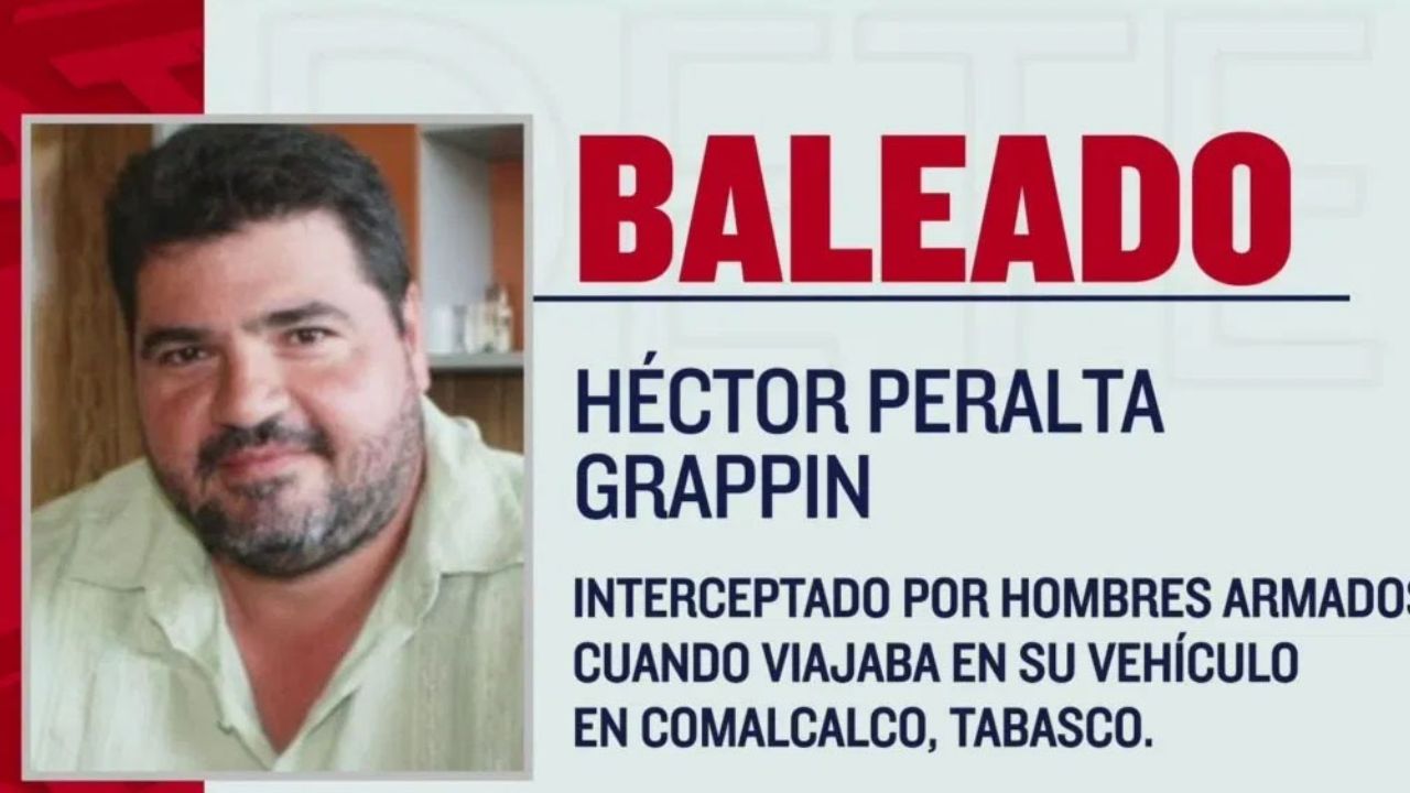 Atacan a tiros a exdiputado federal del PRD; sicarios lo balearon en Tabasco