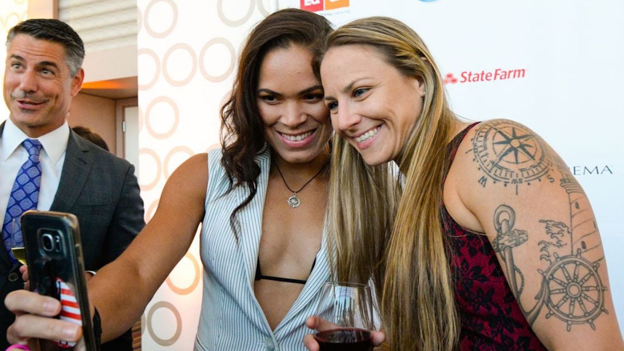 Amanda Nunes, estrella de la UFC y Nina Ansaroff esperan su primer bebé