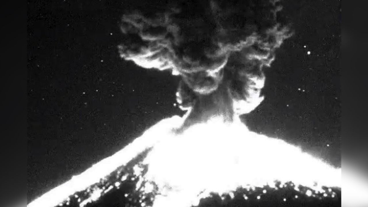 Alerta en el Popocatépetl: El volcán registra 6 explosion en 24 horas