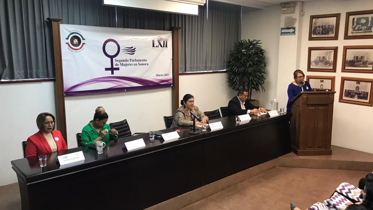 Congreso de Sonora realiza el Congreso Segundo Parlamento de Mujeres