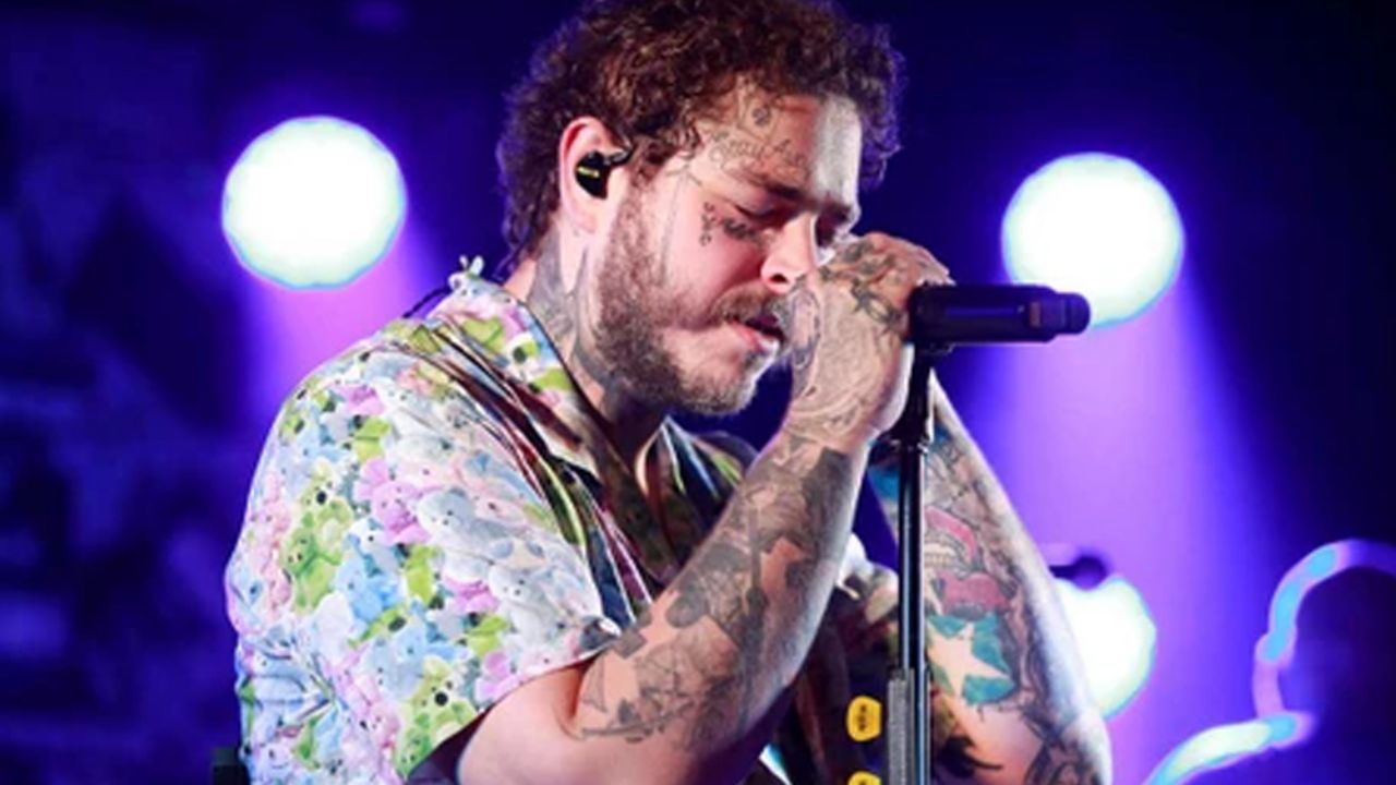 (VIDEO) “Ya no uso drogas”: Post Malone habla de su última presentación