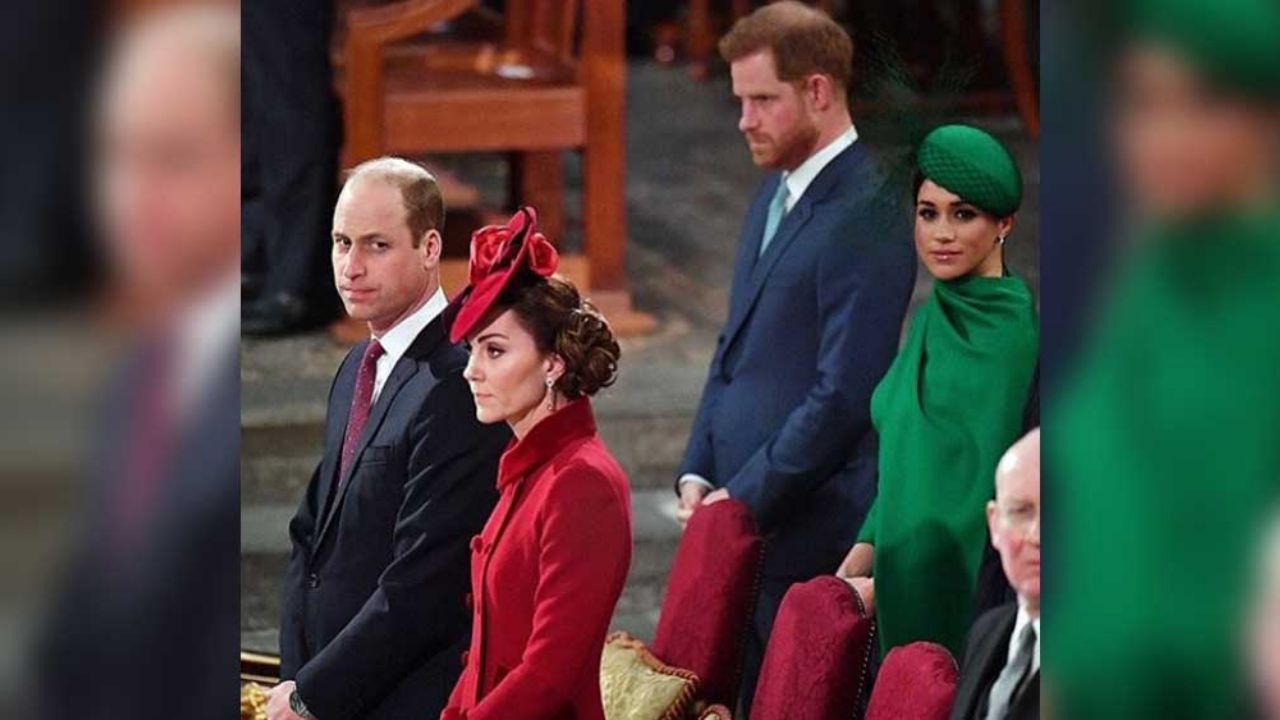 VIDEO: El frío “hola” de William a Meghan y Harry; Kate ni volteó a verlos
