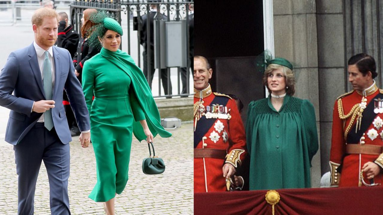 Meghan sigue los pasos de Kate y rinde homenaje a Lady Di con su ‘outfit’