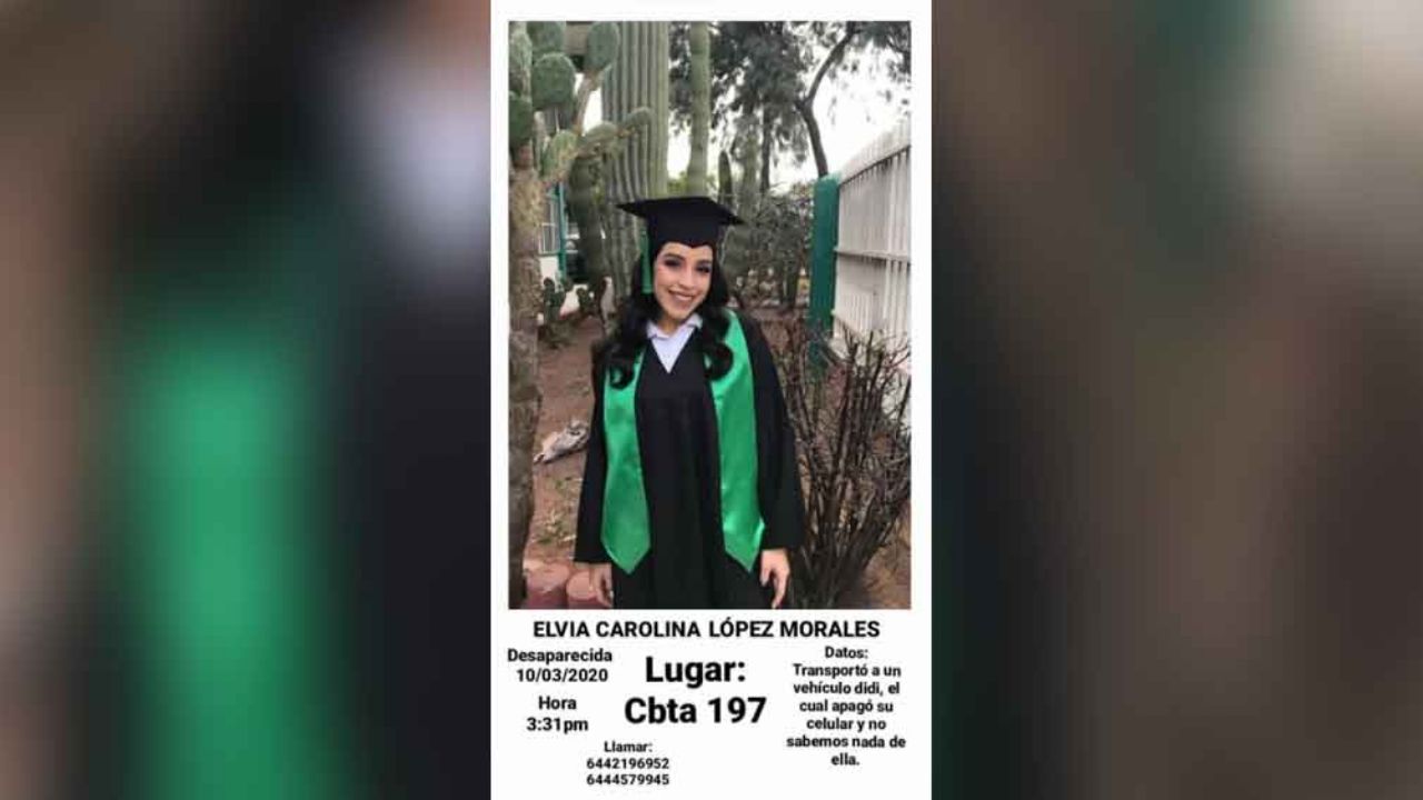 Carolina López, desaparecida en Cajeme luego de abordar un vehículo Didi