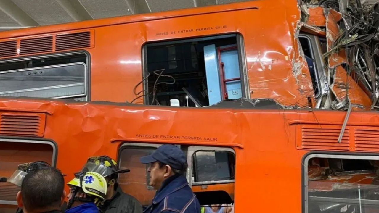 VIDEO: Chocan trenes del Metro en CDMX; un muerto y al menos 41 heridos