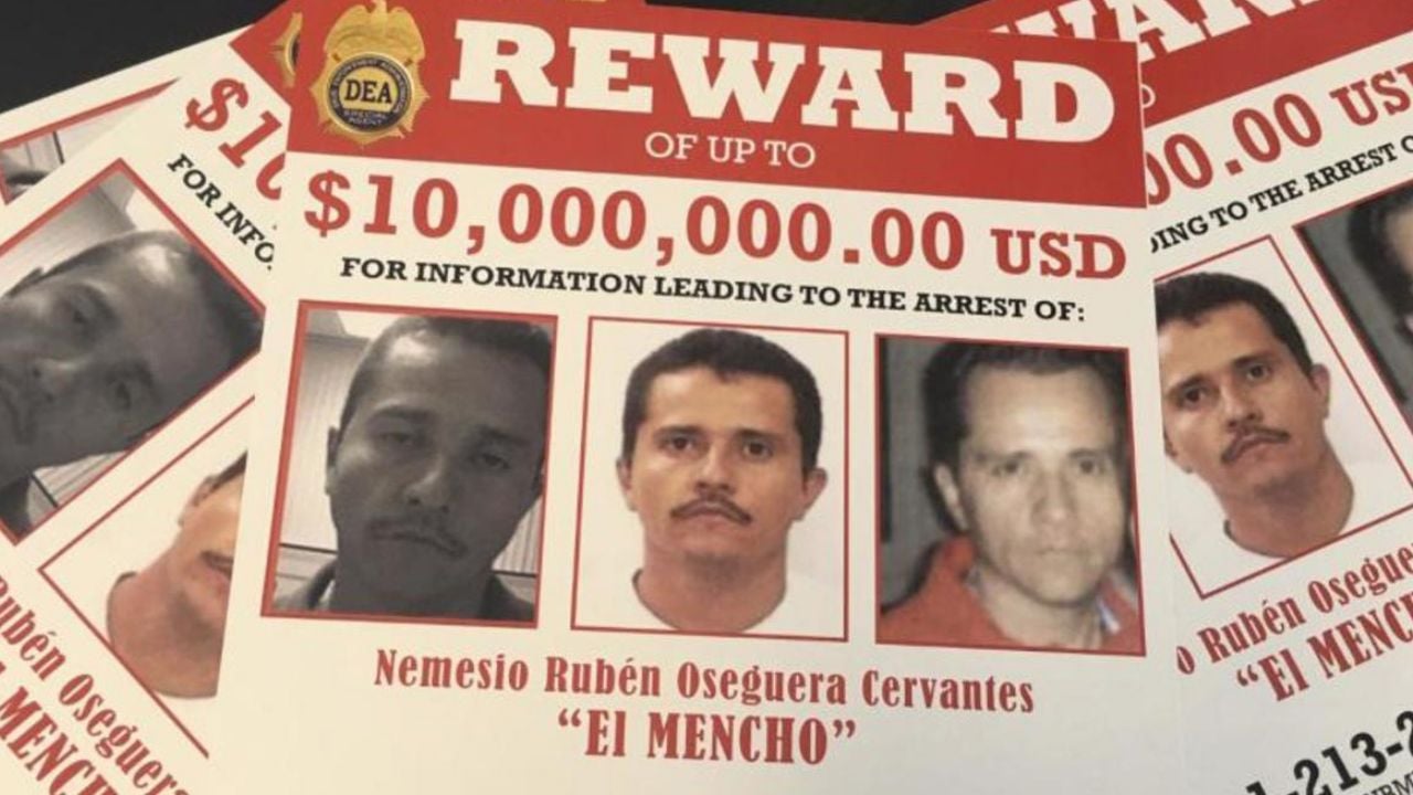 ‘El Mencho’ ya es el más buscado por la DEA; sube a 10mmdd la recompensa