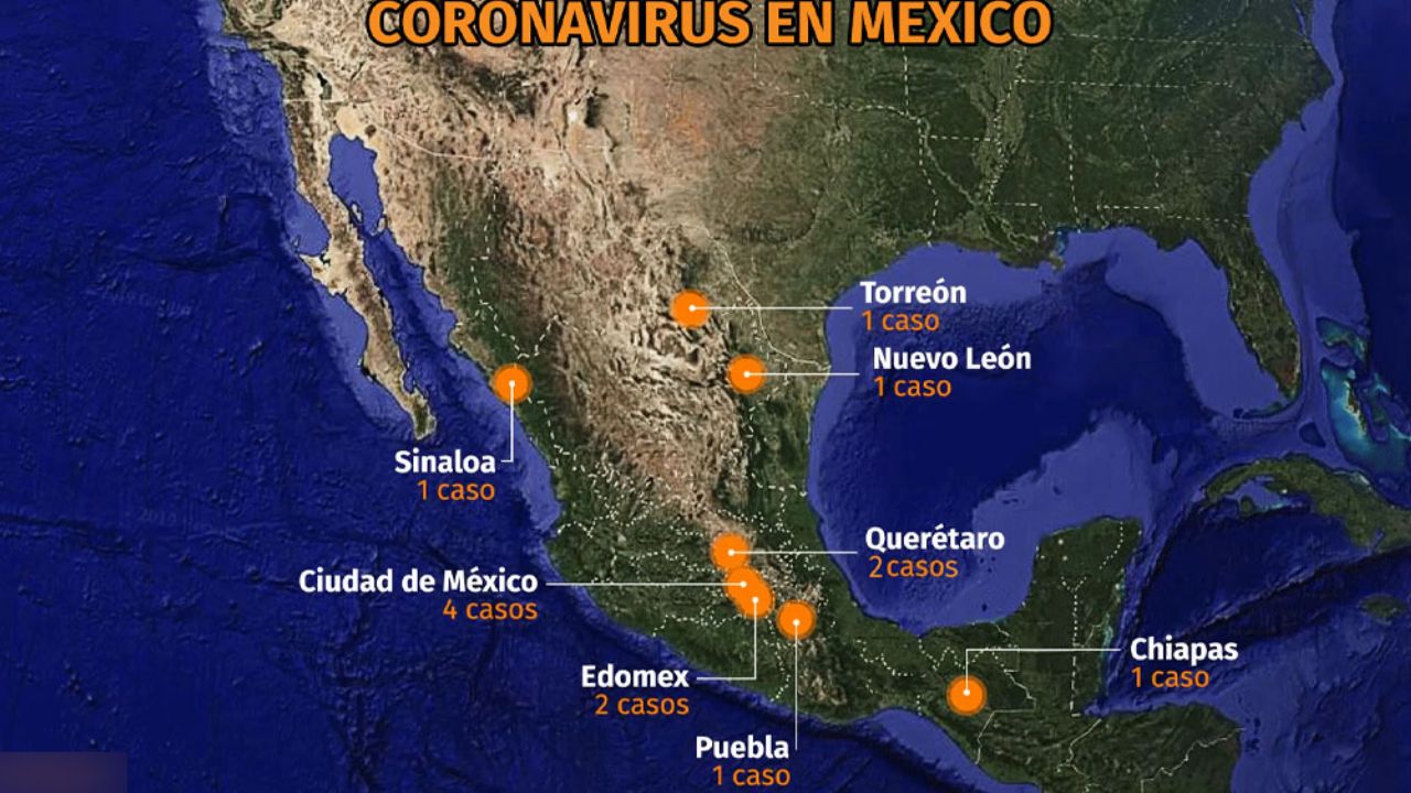 Coronavirus en México: Hay 13 casos confirmados y al menos 49 sospechosos