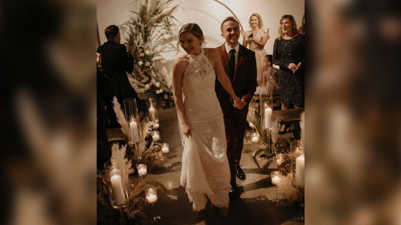 FOTOS: Filtran en redes imágenes de la boda de Frankie Muniz y Paige Price