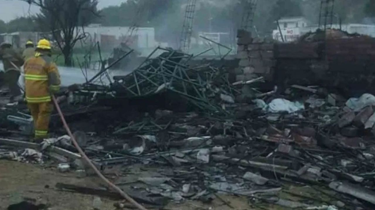 Pánico en Tultepec por explosión de polvorín; dos muertos y cinco heridos