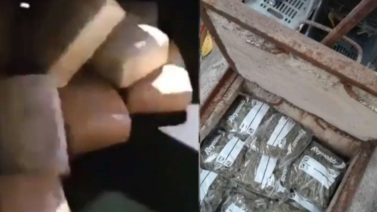 VIDEO: Sin miedo, traficantes del CJNG pasan droga de un auto a otro