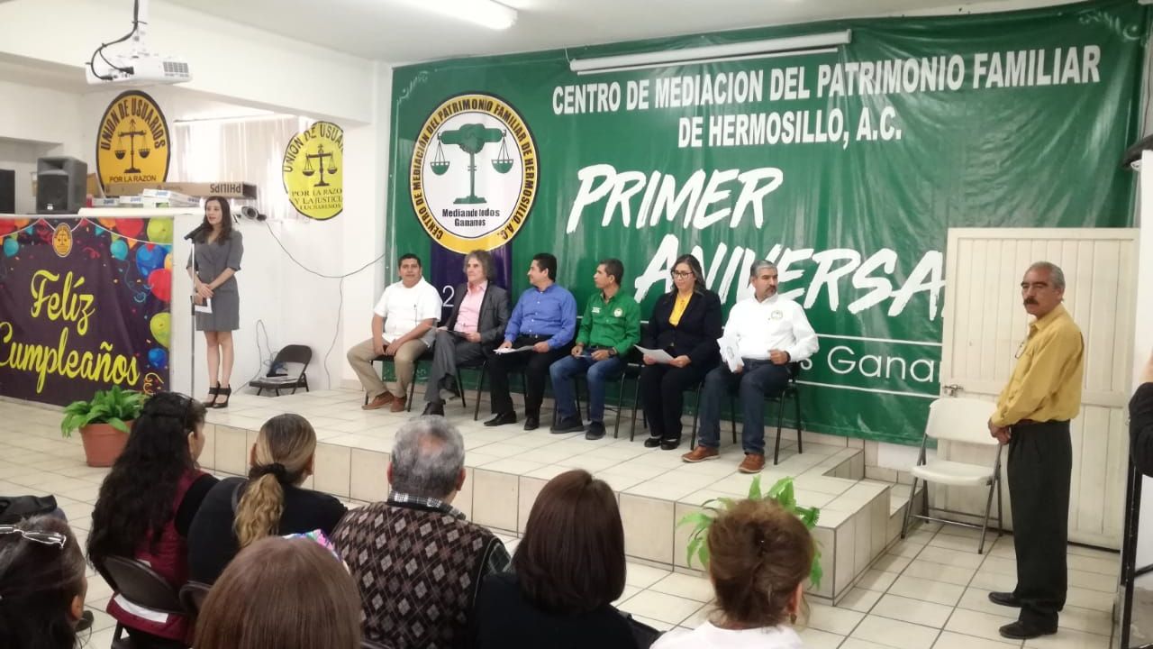 Hermosillo: Centro de Mediación del Patrimonio Familiar cumple un año