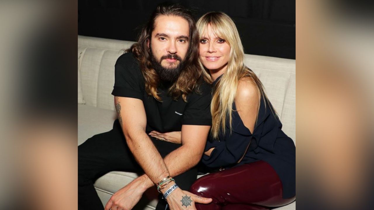 Heidi Klum endulza al besar a su esposo a través de un cristal en su cuarentena