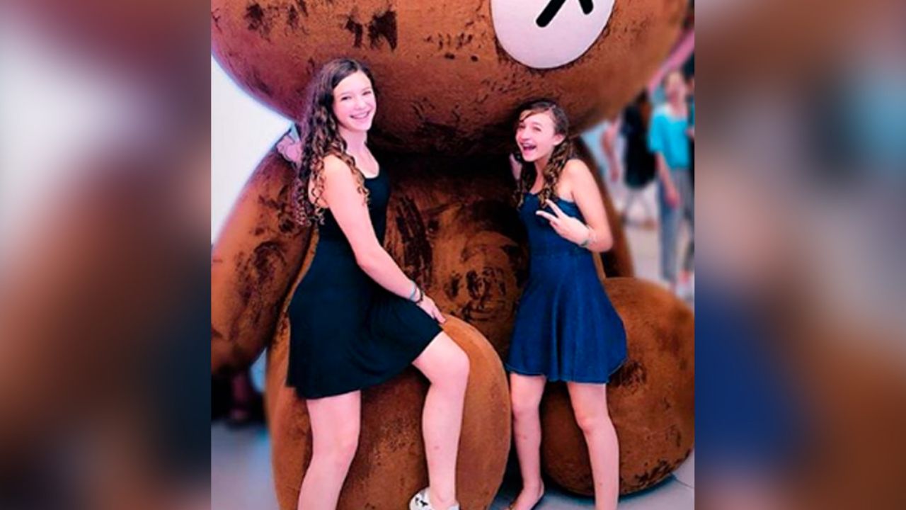 Nina y Mía Rubín, hijas de Andrea Legarreta, se lucen en pequeños bikinis