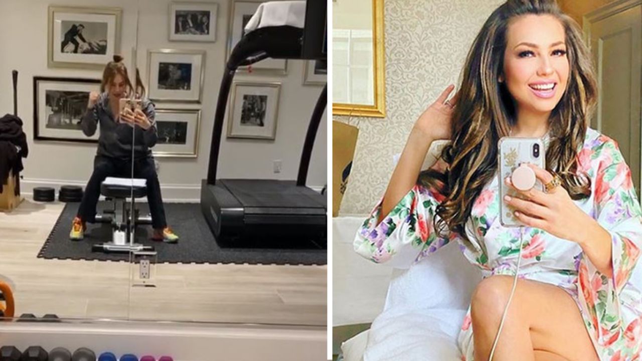 Thalía ‘deja la música’ y se convierte en entrenadora fitness en Instagram