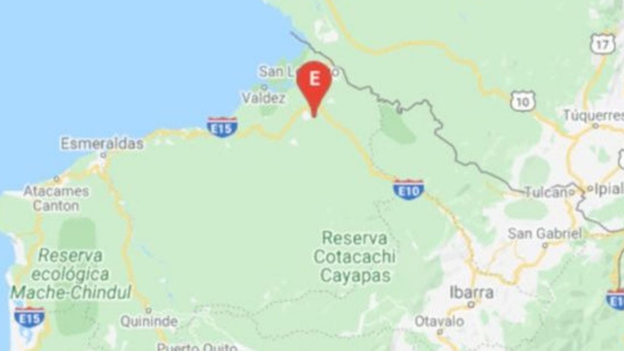 Sismo en Ecuador: Temblor magnitud 5.1 sacude provincia de Esmeraldas