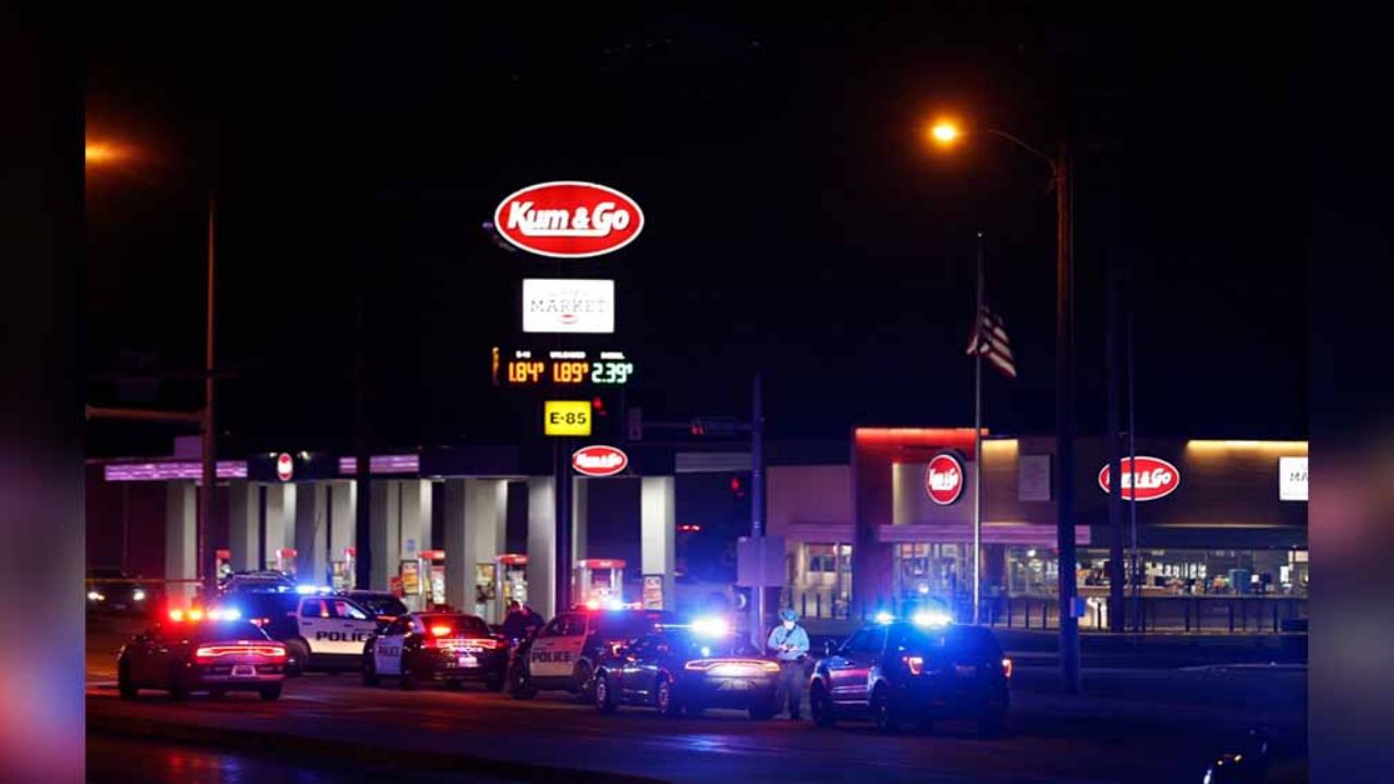 Tras estrellar auto, sujeto mata a tiros a 3 civiles y 1 oficial; luego se quita la vida