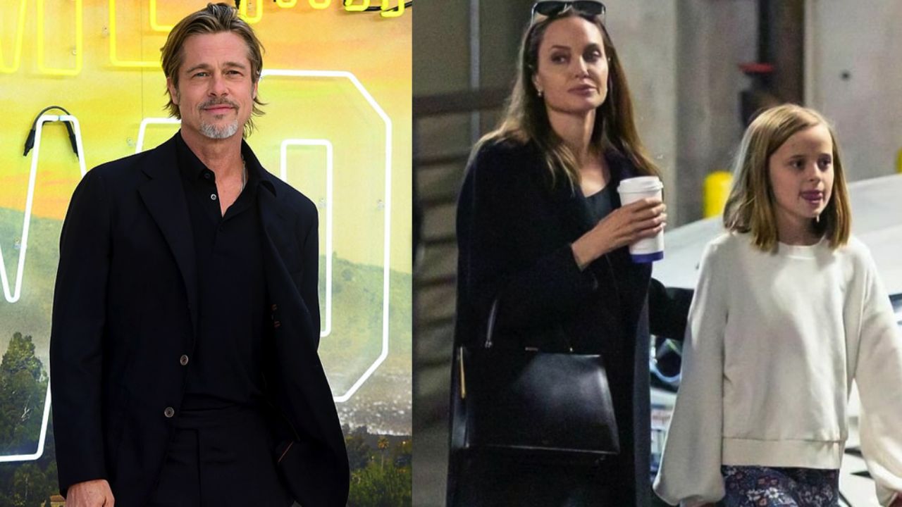 Hija menor de Brad Pitt sorprende todo Internet con gran parecido a su padre