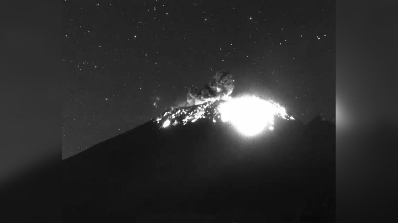 VIDEO: Popocatépetl registra explosión; sigue la alerta Amarillo Fase 2
