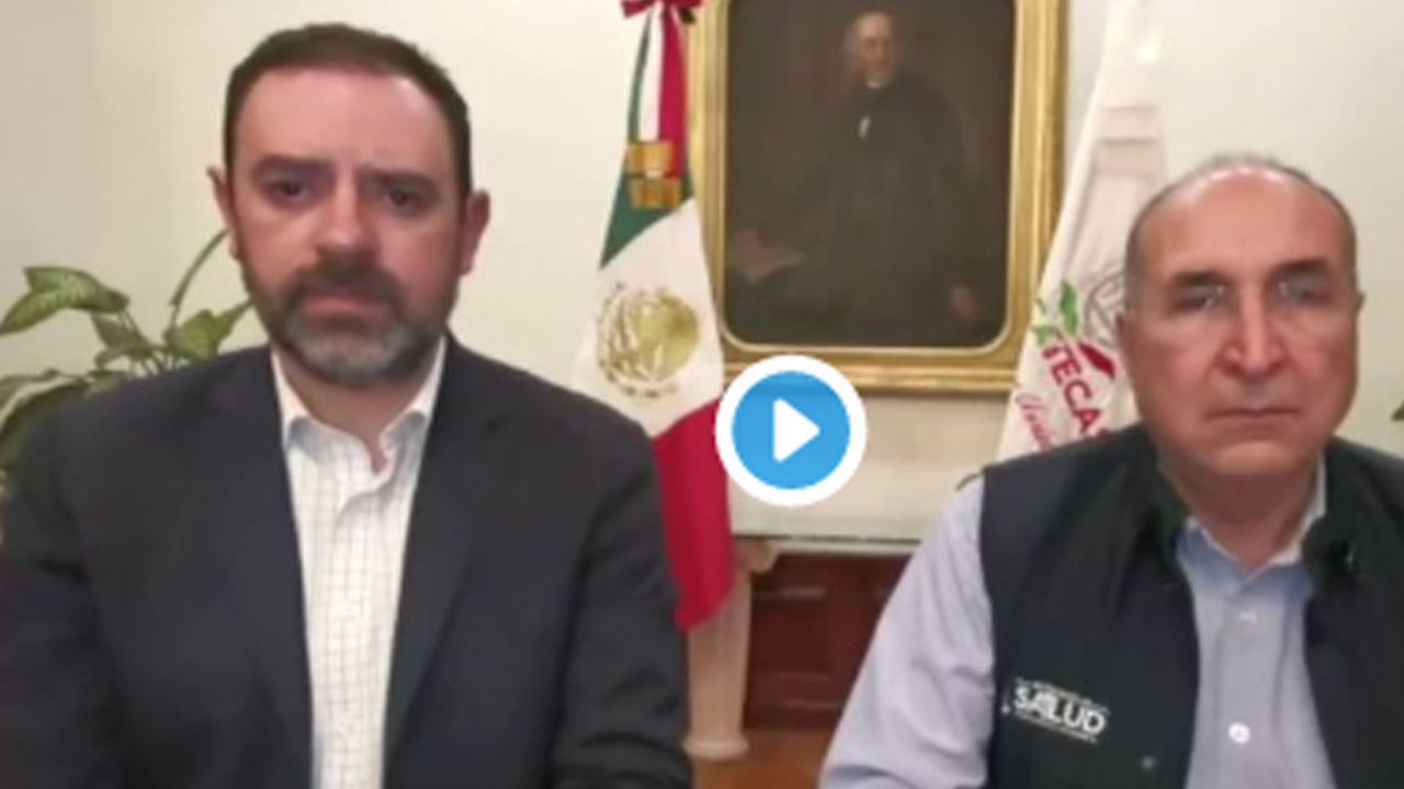 Covid-19 llega a Zacatecas: Gobernador confirma primer caso de coronavirus