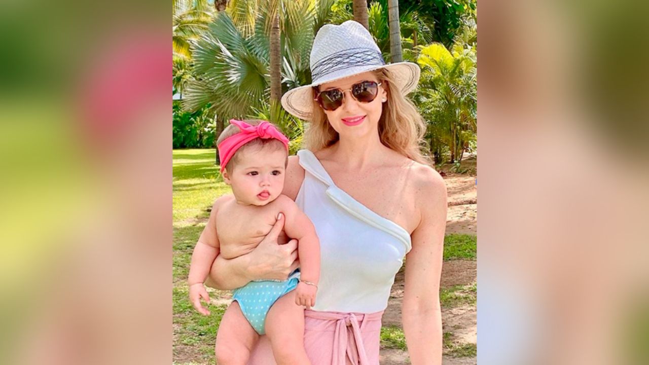 “Preciosa familia”: Así celebró Ingrid Martz los 10 meses de su bebé Martina