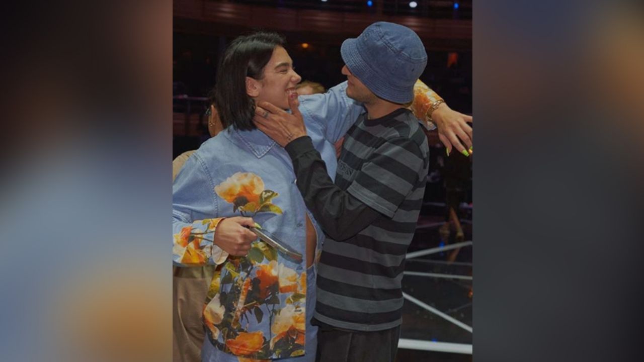 Dua Lipa muestra como se divierte con Anwar Hadid durante su aislamiento