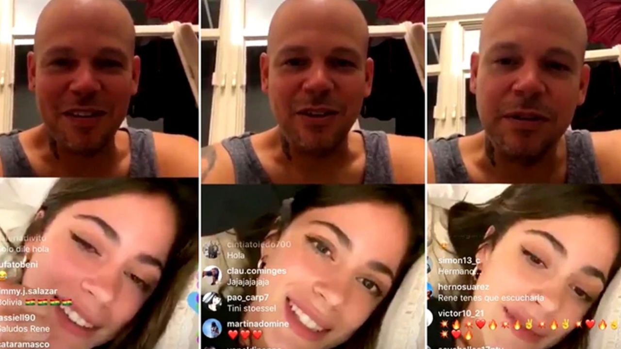 Residente hace transmisión en vivo con Tini Stoessel y cree que solo es una fan