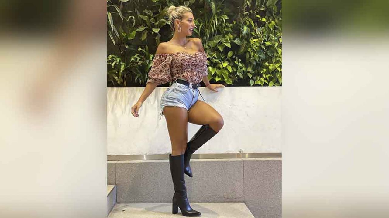 Sol Pérez pone a temblar sus atributos arriba del trampolín en tanga