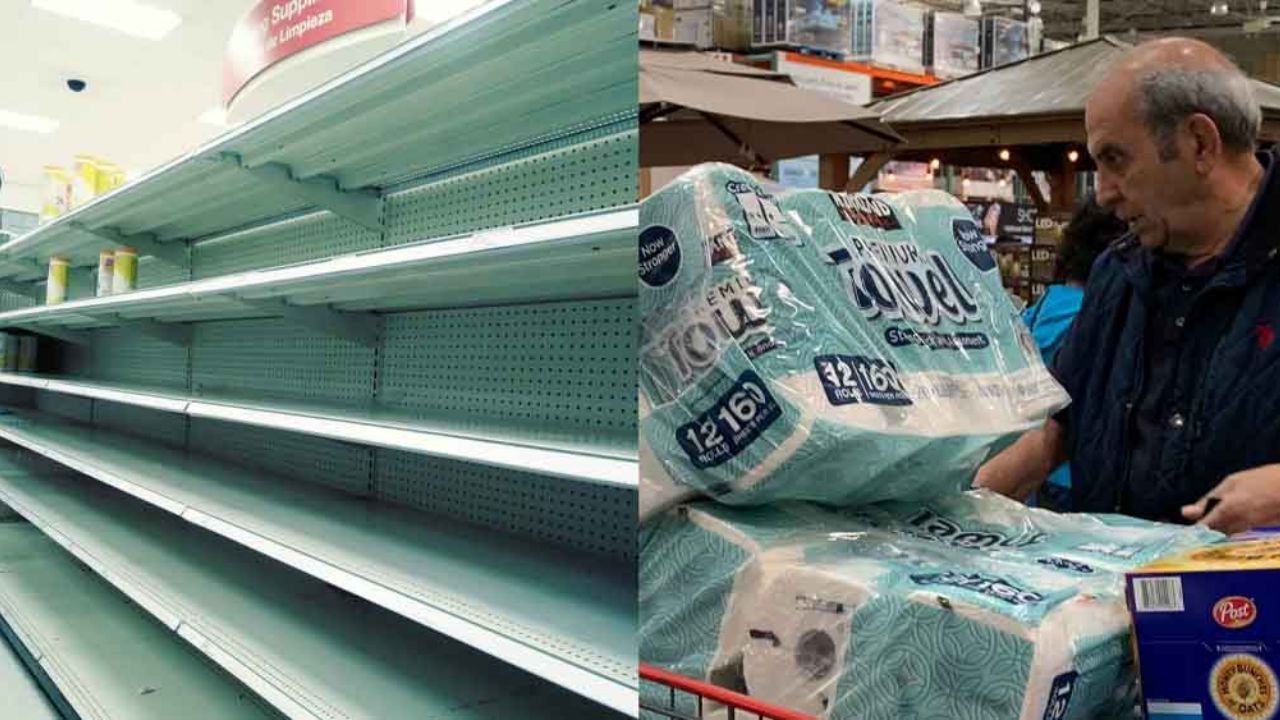 Enfermera rompe en llanto al quedarse sin comida por compras de pánico