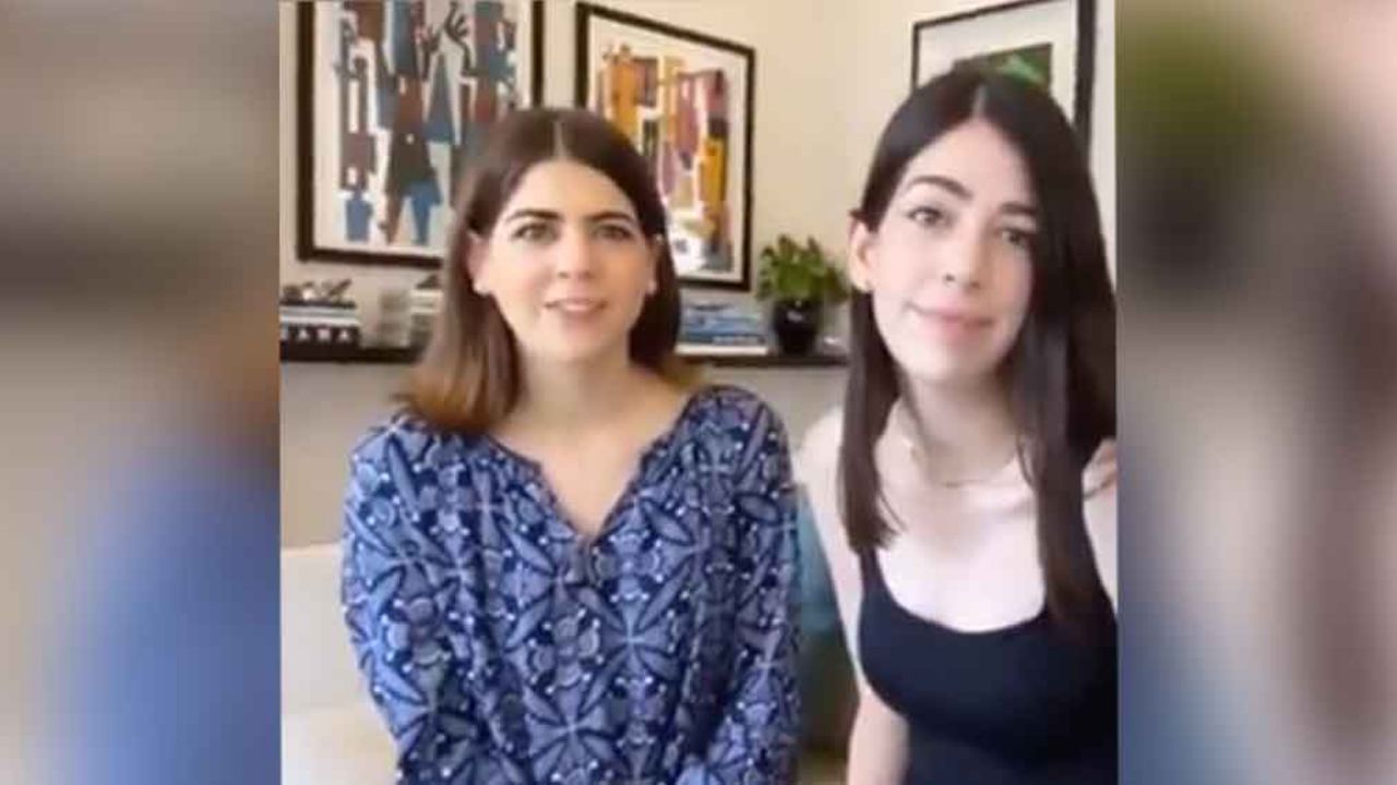 Hermanas aprovechan que su papá tiene Covid-19 para volverse influencers