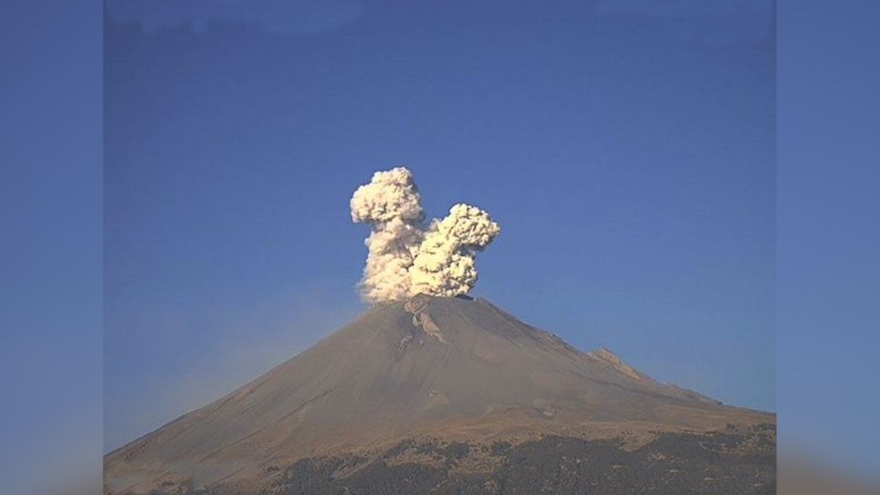 Popocatépetl registra nueva explosión; se mantiene la alerta Amarilla Fase 2