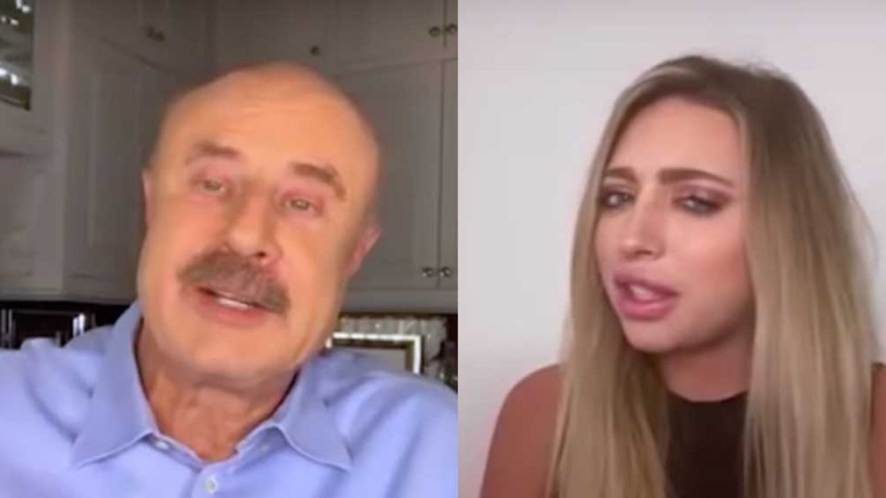 Creadora del ‘corona challenge’ intenta toser a Dr. Phil y lo acusa de iluminati