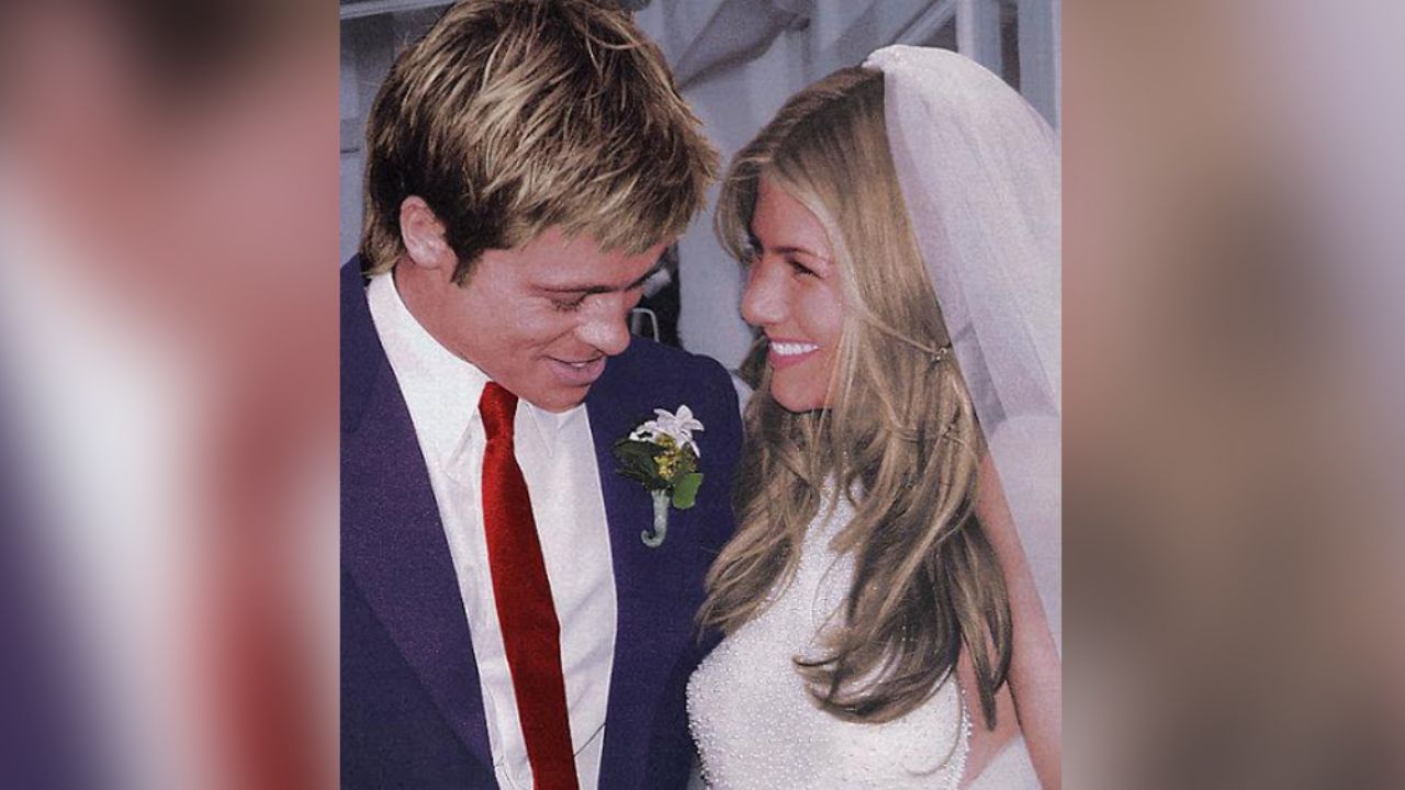 Revelan detalles desconocidos de la boda de Jennifer Aniston y Brad Pitt