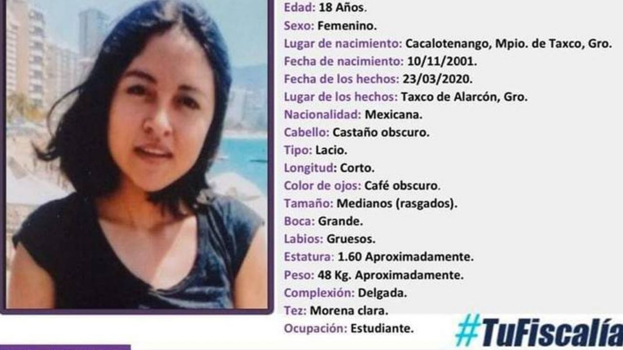 Ella es Claudia, la torturaron y lapidaron dentro de una cueva en Taxco