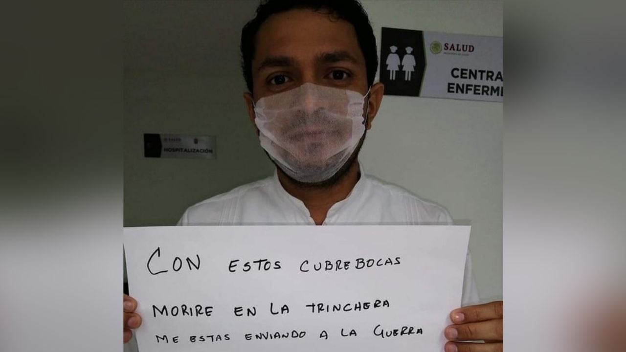 Médicos en Michoacán reportan falta de insumos ante el Covid-19