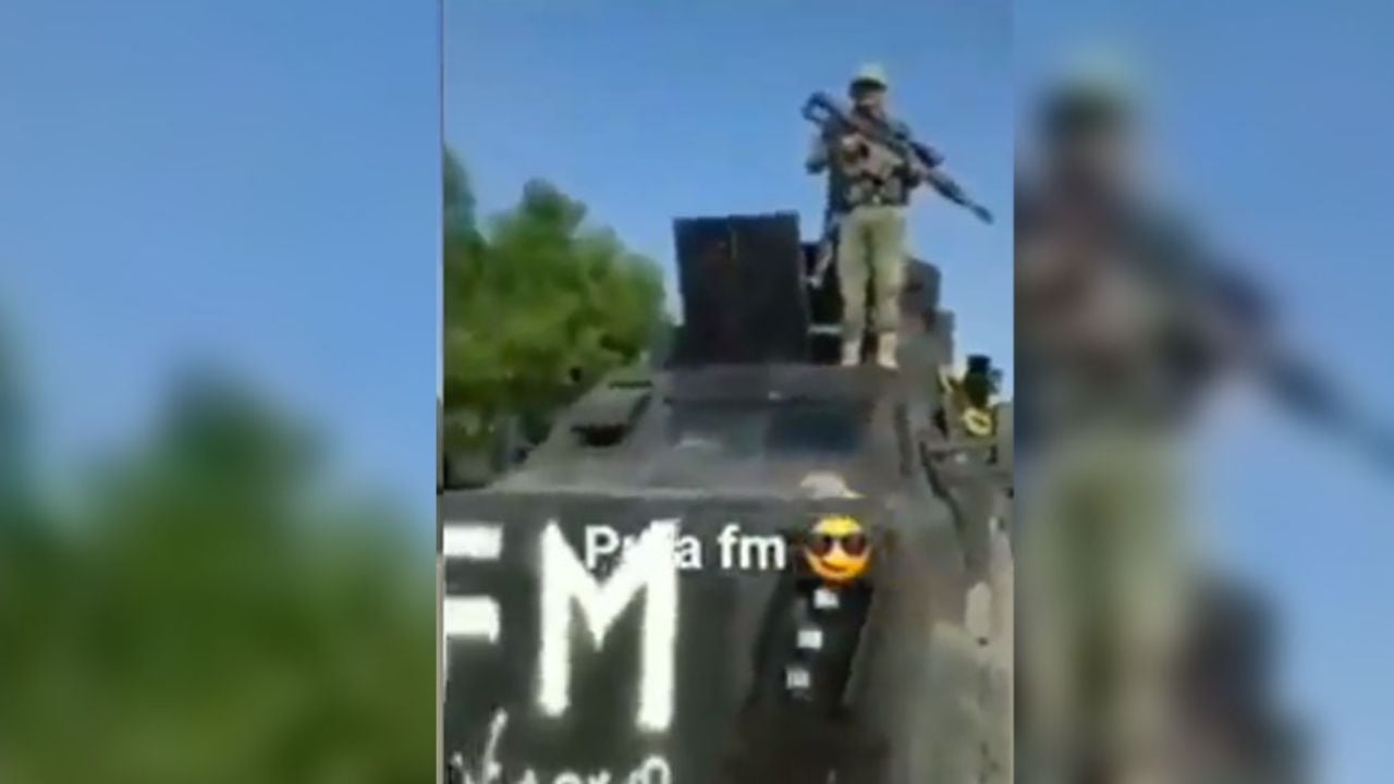 VIDEO: ‘Monstruos’ blindados de La Familia Michoacana llegan a Zirándaro