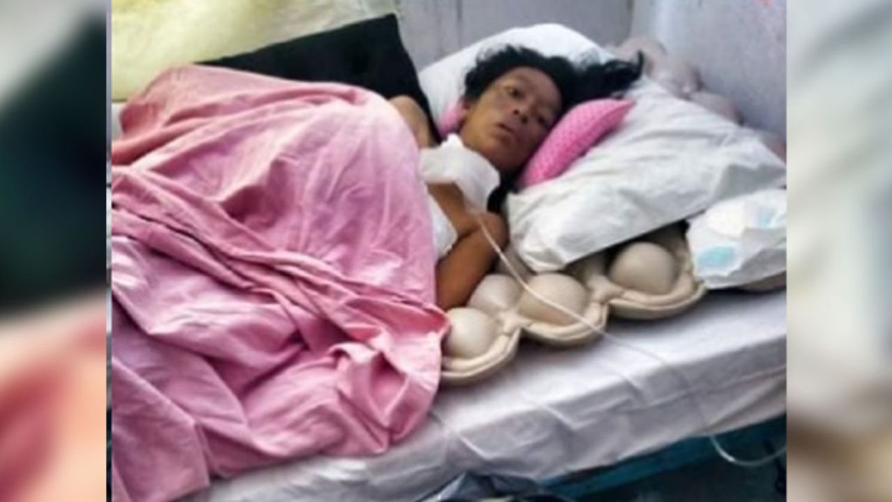 Celia tiene 4 hijos y está al borde de la muerte; su esposo la envenenó en NL