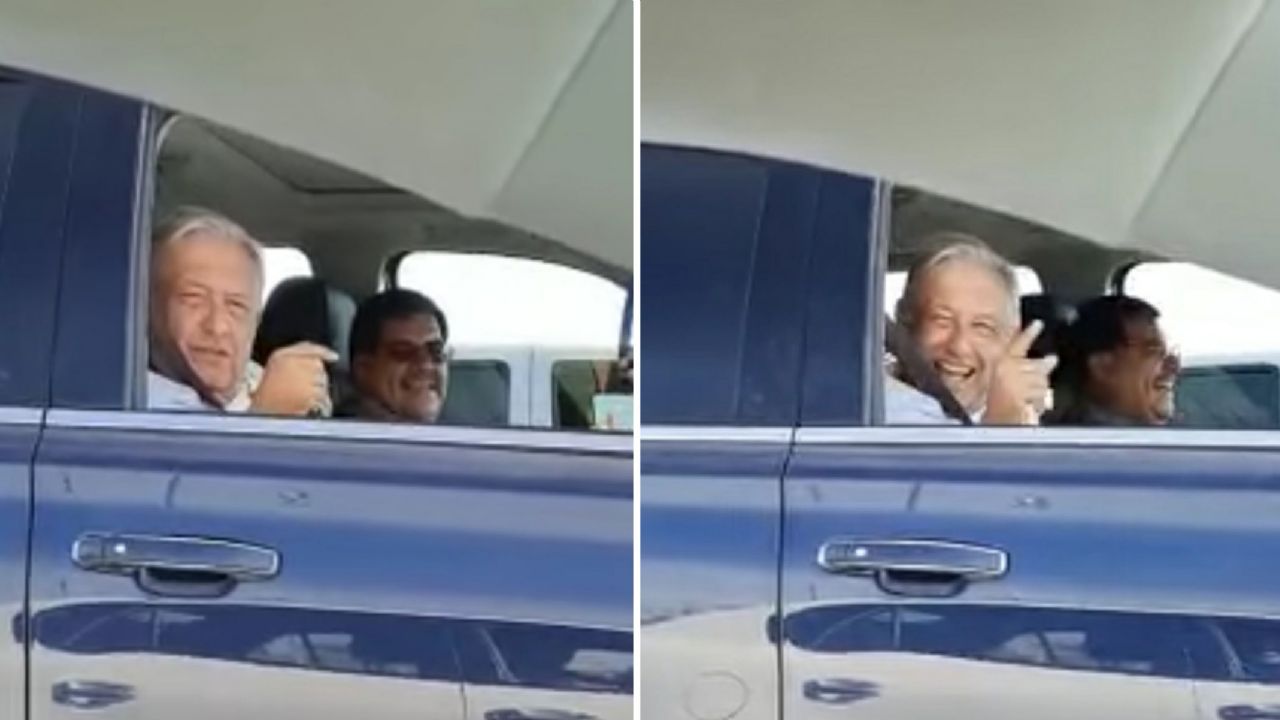 “¿Te la robaste cab…?”: AMLO se ‘enfrenta’ a una pareja en la calle