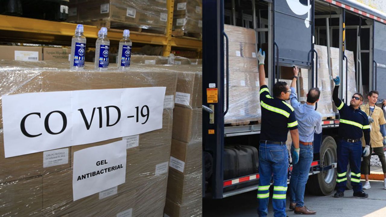 VIDEO: Grupo Modelo entrega al IMSS gel antibacterial a partir de cerveza