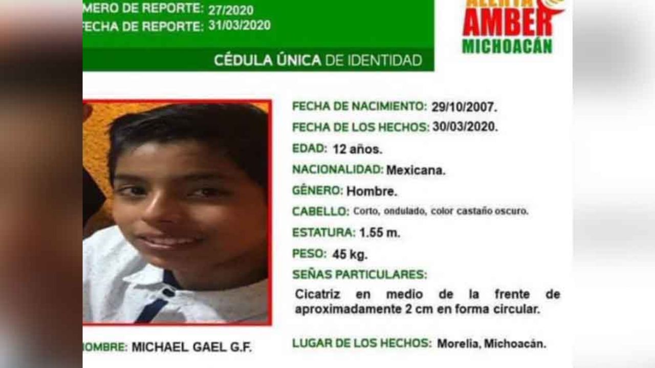 Michael Gael, salió de su domicilio y ya no regresó en Michoacán