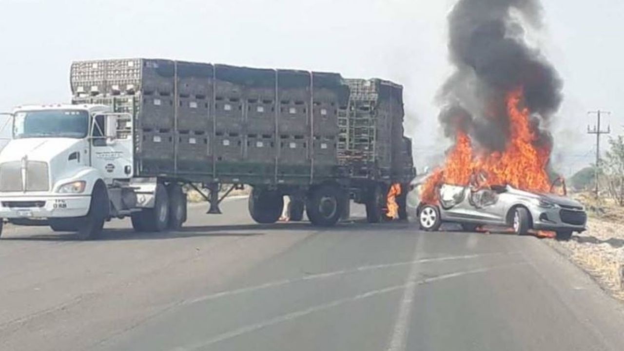 VIDEO: Enfrentamientos y narcobloqueos dejan 7 muertos en Celaya
