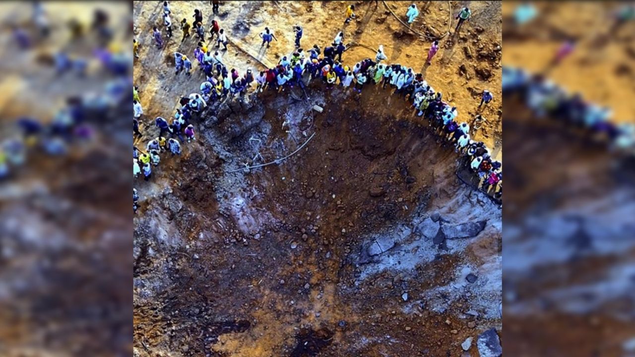 Alarma y Pánico en nigeria por caída de meteorito que dejó un enorme cráter