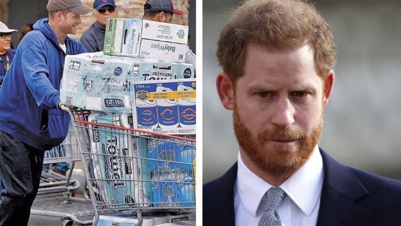 ¿Insensible? Captan a Harry en medio de compras de pánico y lo hacen pedazos