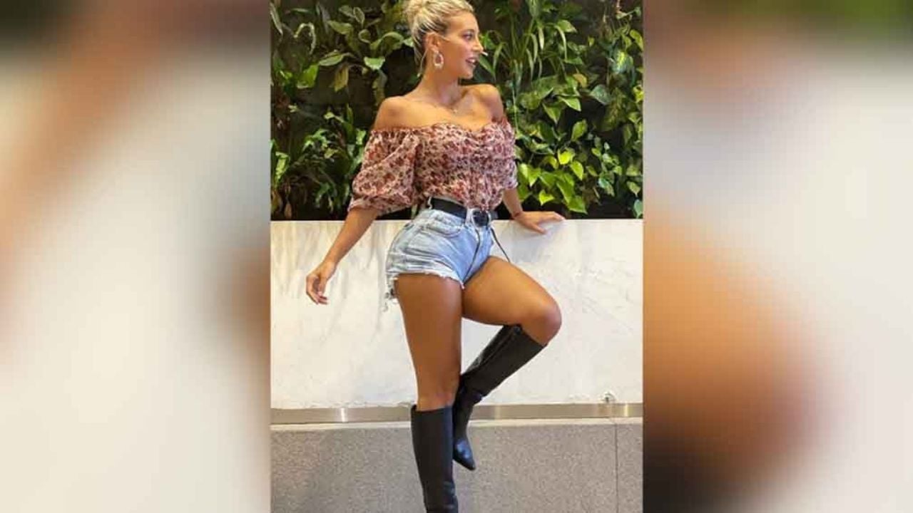 Sol Pérez aprovecha el calor y sale a jugar voleibol en traje de baño