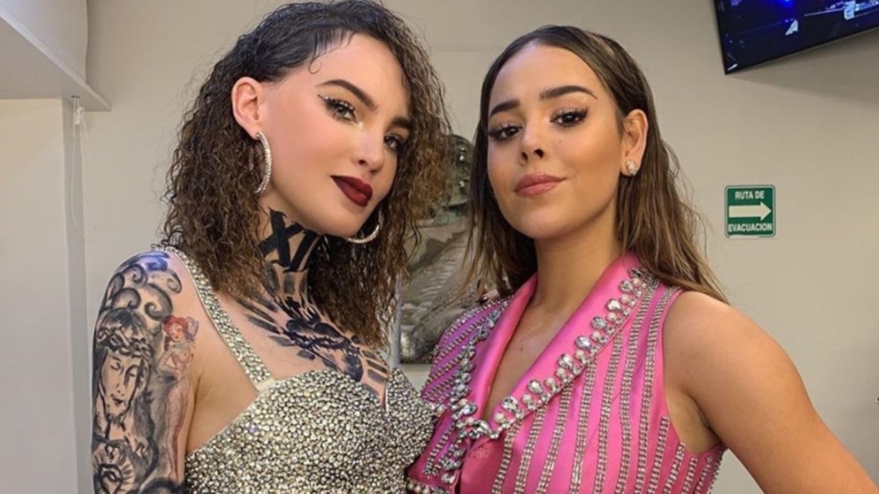 Belinda desmiente rivalidad y asegura querer grabar con Danna Paola