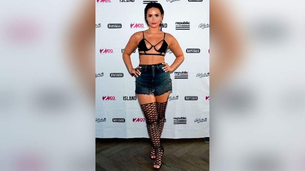 Demi Lovato impacta en Instagram al aparecer en ceñida ropa deportiva