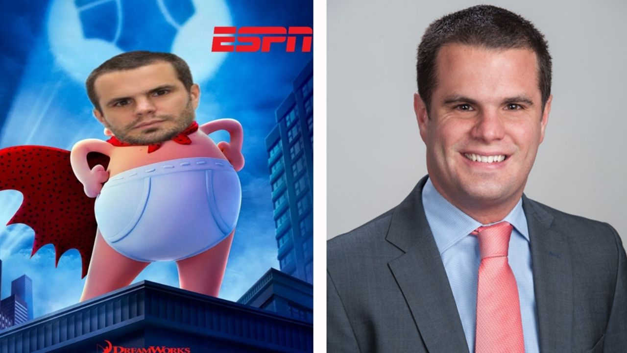 Narrador de deportes es víctima de memes tras enseñar la ropa interior en vivo