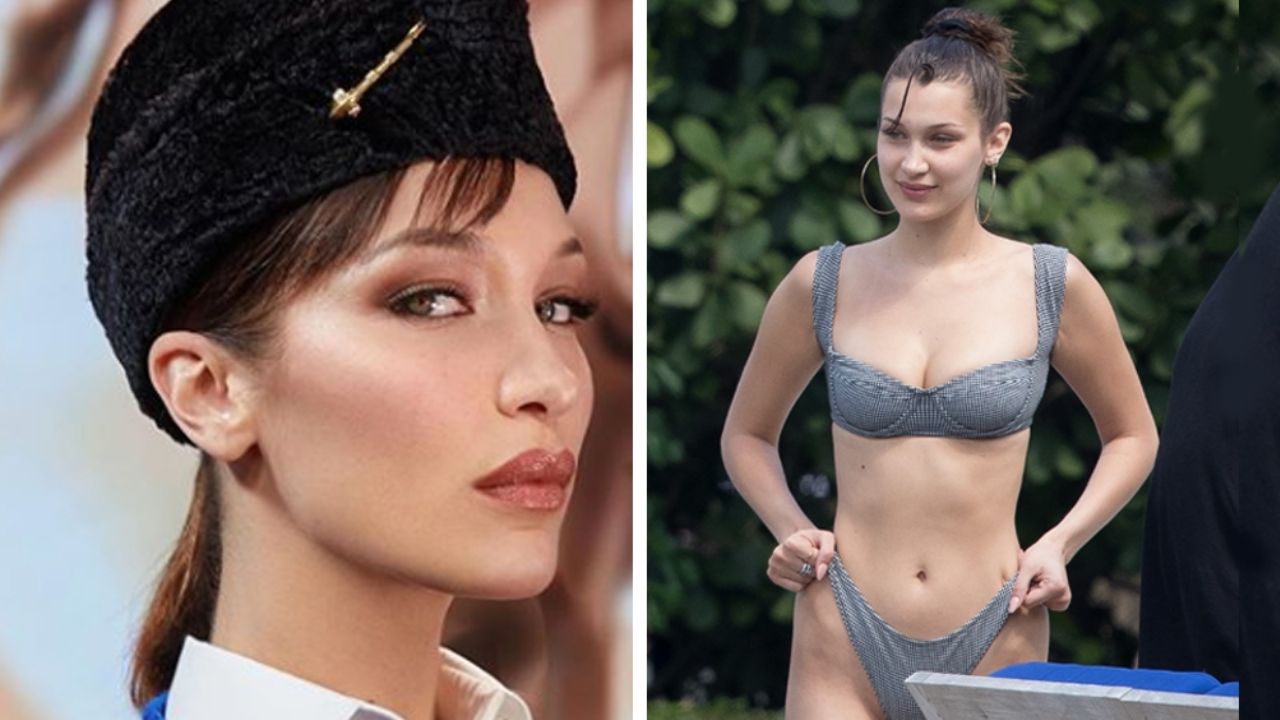 Modelo Bella Hadid disfruta de su cuarentena en bikini y bajo los rayos del sol