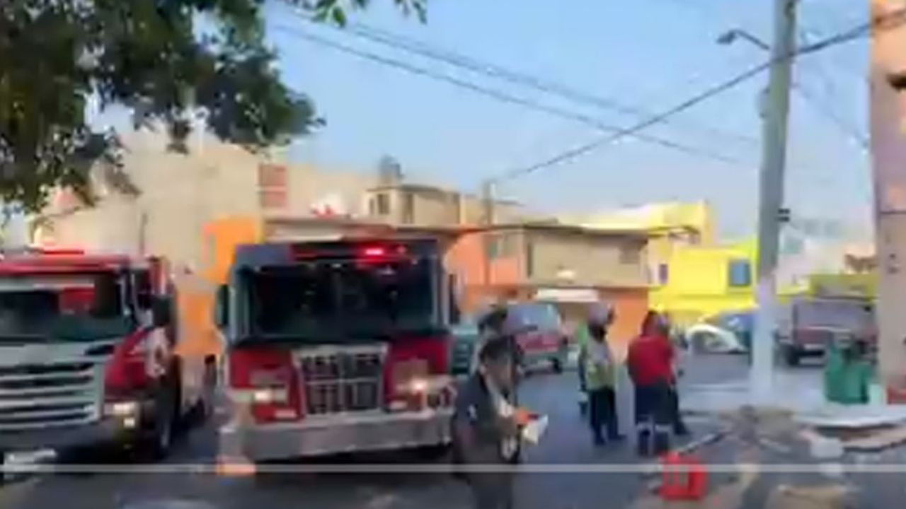 VIDEO: Reportan explosión por acumulación de gas al norte de CDMX