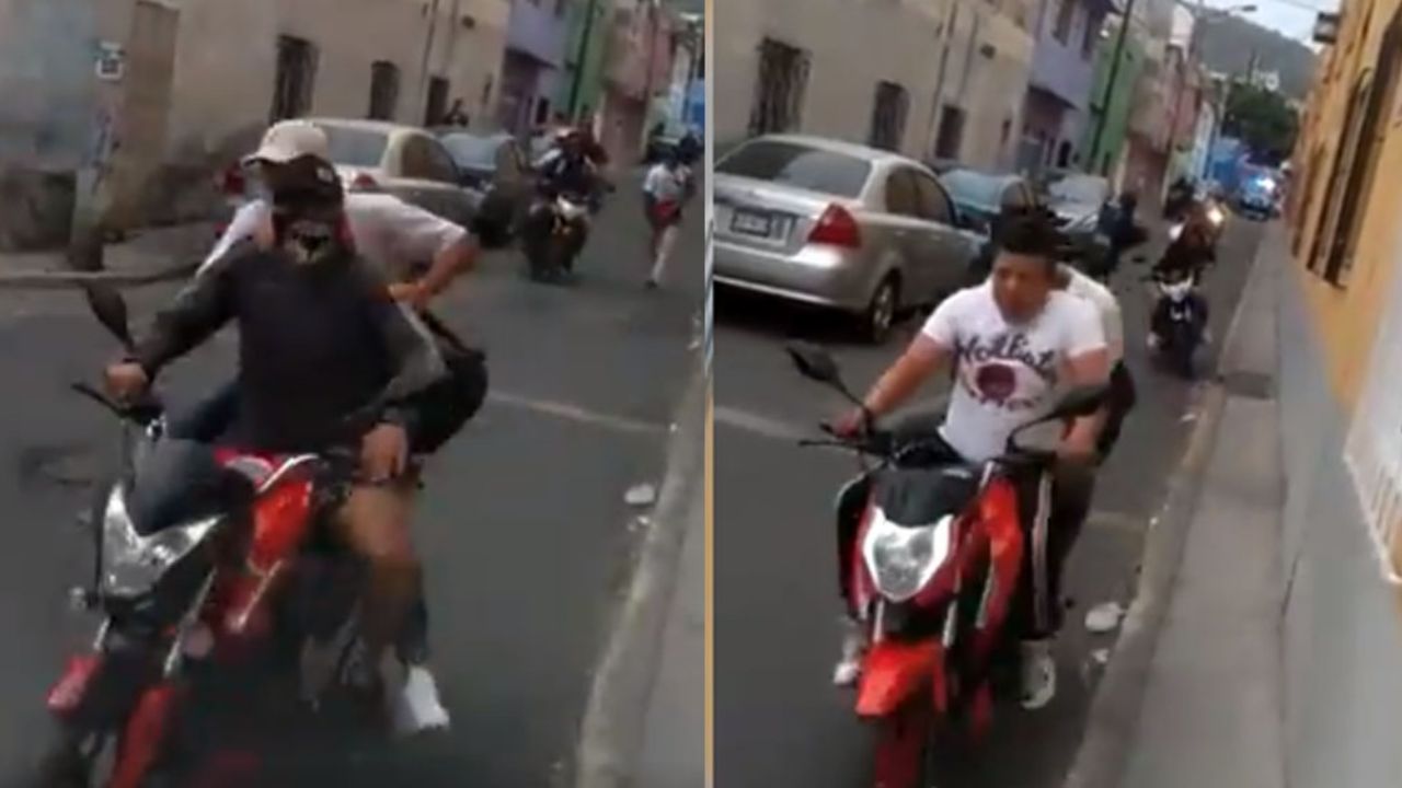 VIDEO: Captan huida de saqueadores tras robar casa de empeño en CDMX